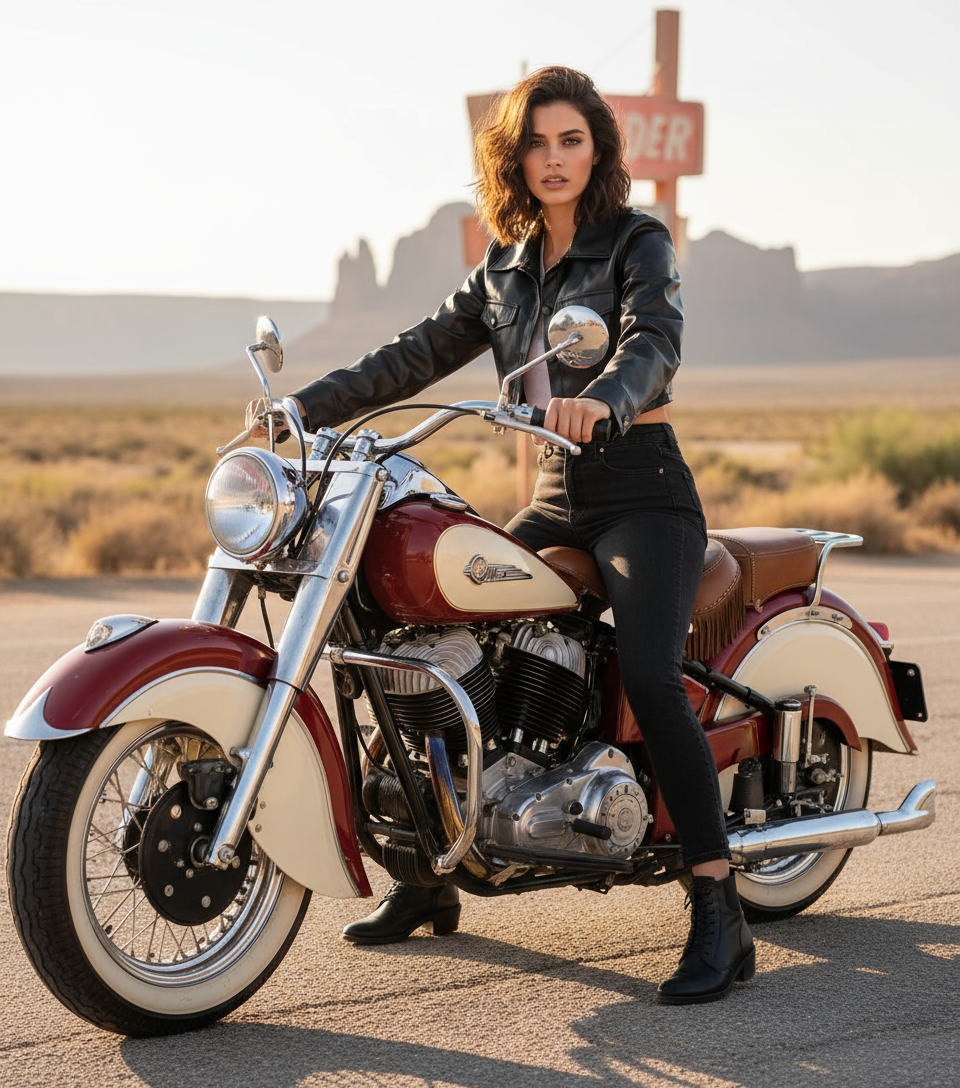 🏍️: Women's Motorcycle Style Single-Breasted Coat - Edgy Fashion Statement