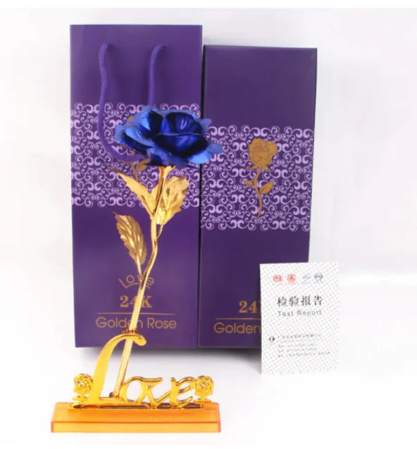 24K Gold Rose – Elegant Gift for Special Occasions