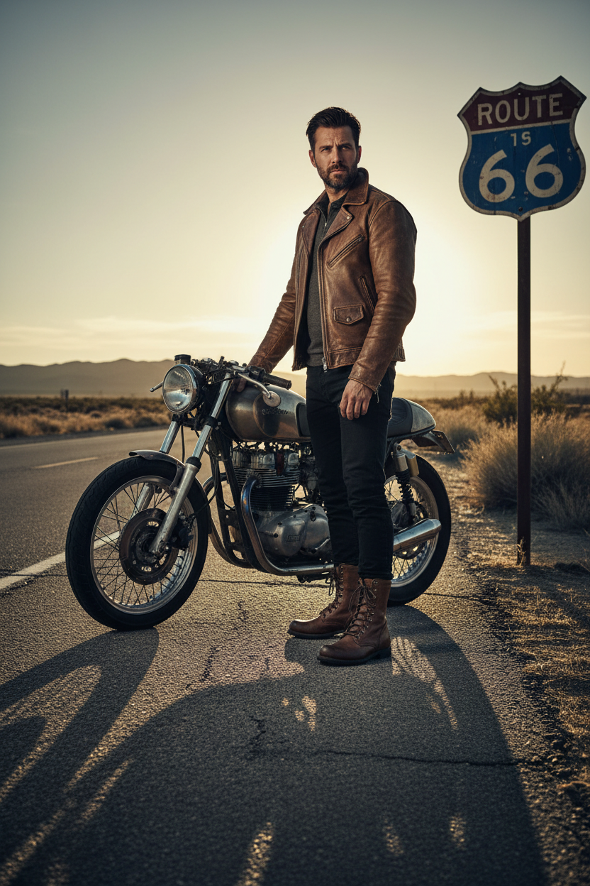 🥾: Handsome Martin Motorcycle Boots