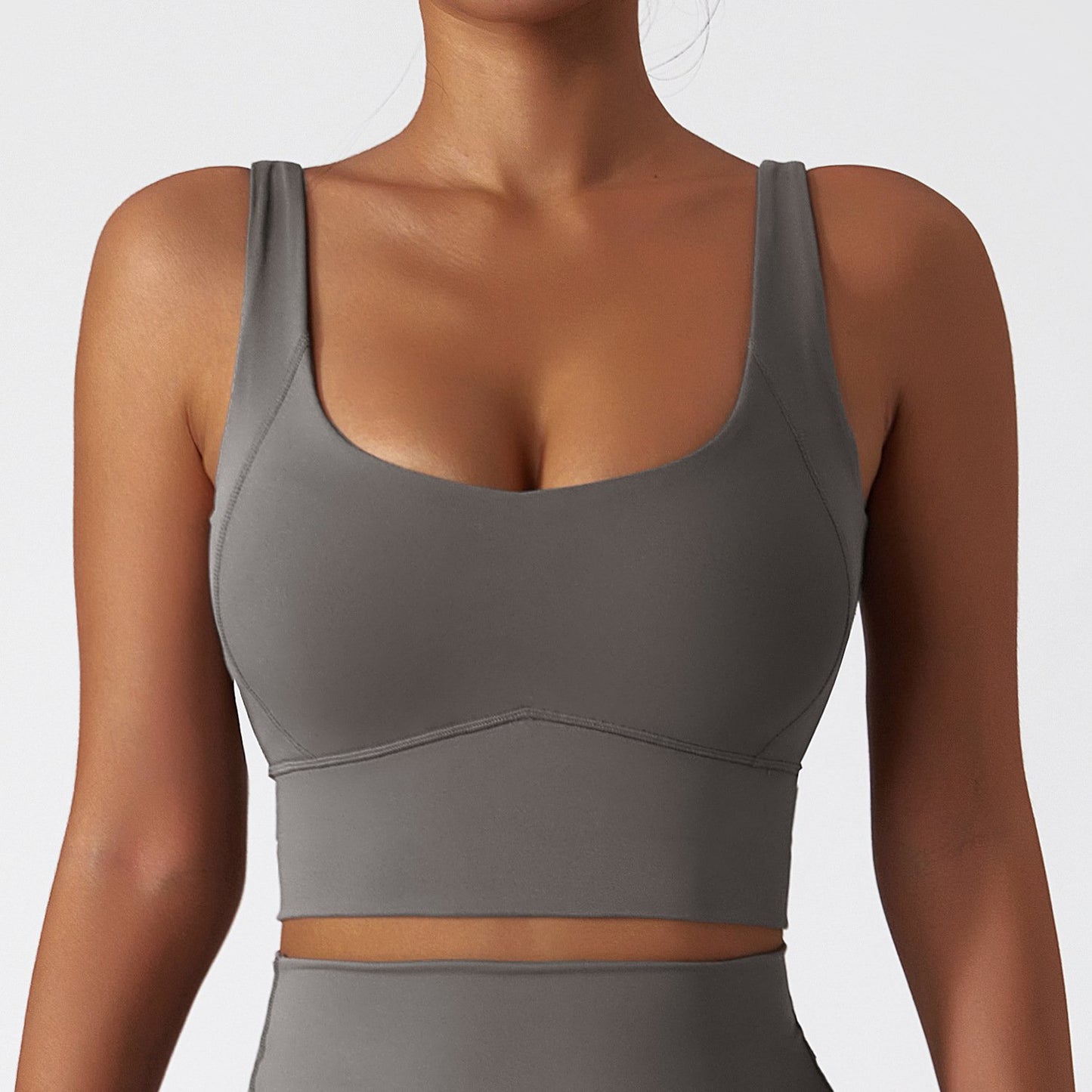 🧘: Quick-Dry Push-Up Yoga Bra — Shockproof | Nude Feel | Sizes S-XL | 6 Colors