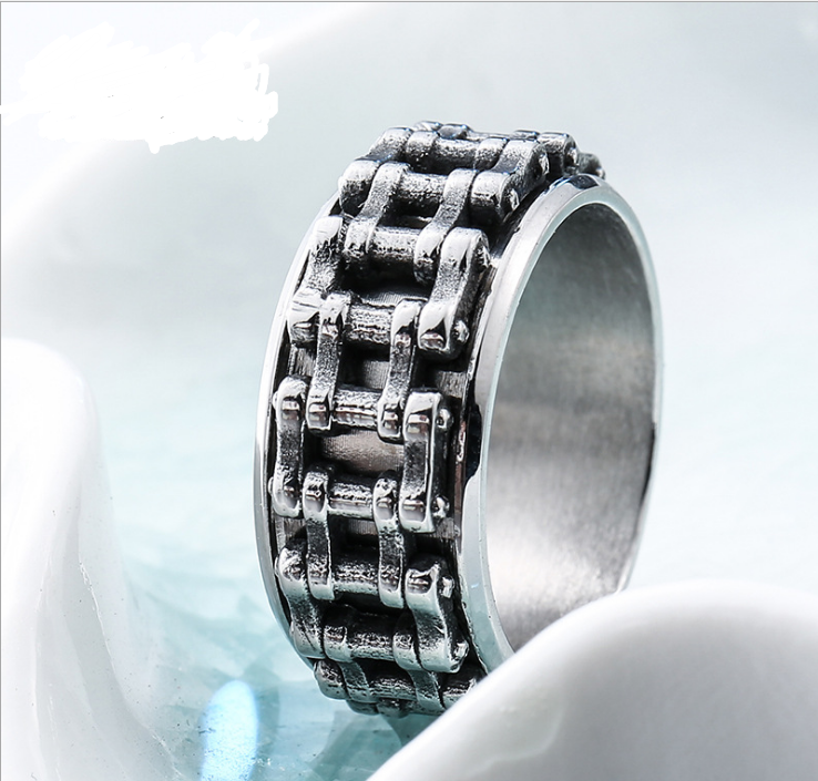 🏍️: Vintage Motorcycle Chain Ring