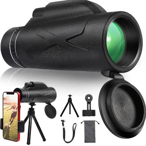 🔭: 12x Smartphone Telescope Lens — 108M/1000M Field of View | 10mm Exit Pupil | Birdwatching, Outdoor & Sports Photography