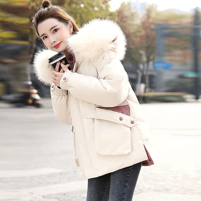 🧥: Women's Mid-Length Winter Down Jacket - Korean Style