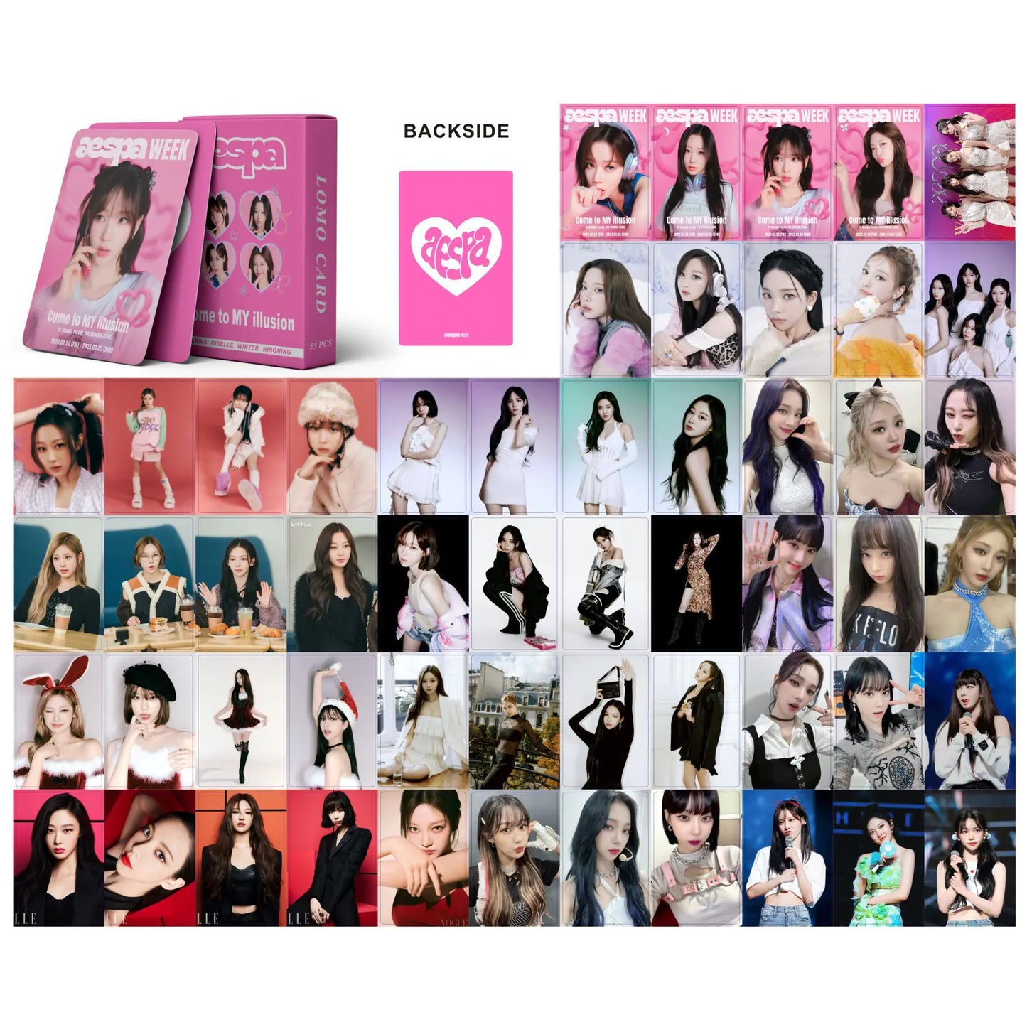 🎴: K-Pop Girl Group Lomo Cards Set - ITZY, IVE, TWICE & More