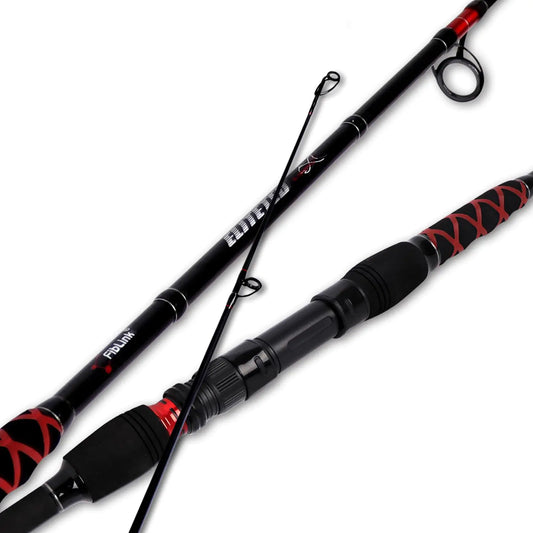 🎣 Fiblink Surf Spinning Fishing Rod - Carbon Fiber Travel Rod 9ft 2-Piece MH