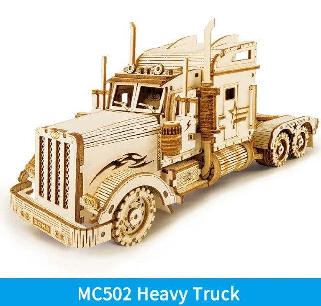 🚂: Train Locomotive 3D Wooden Puzzle Model Kit