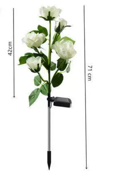 🌹: Color-Changing Solar Garden Roses