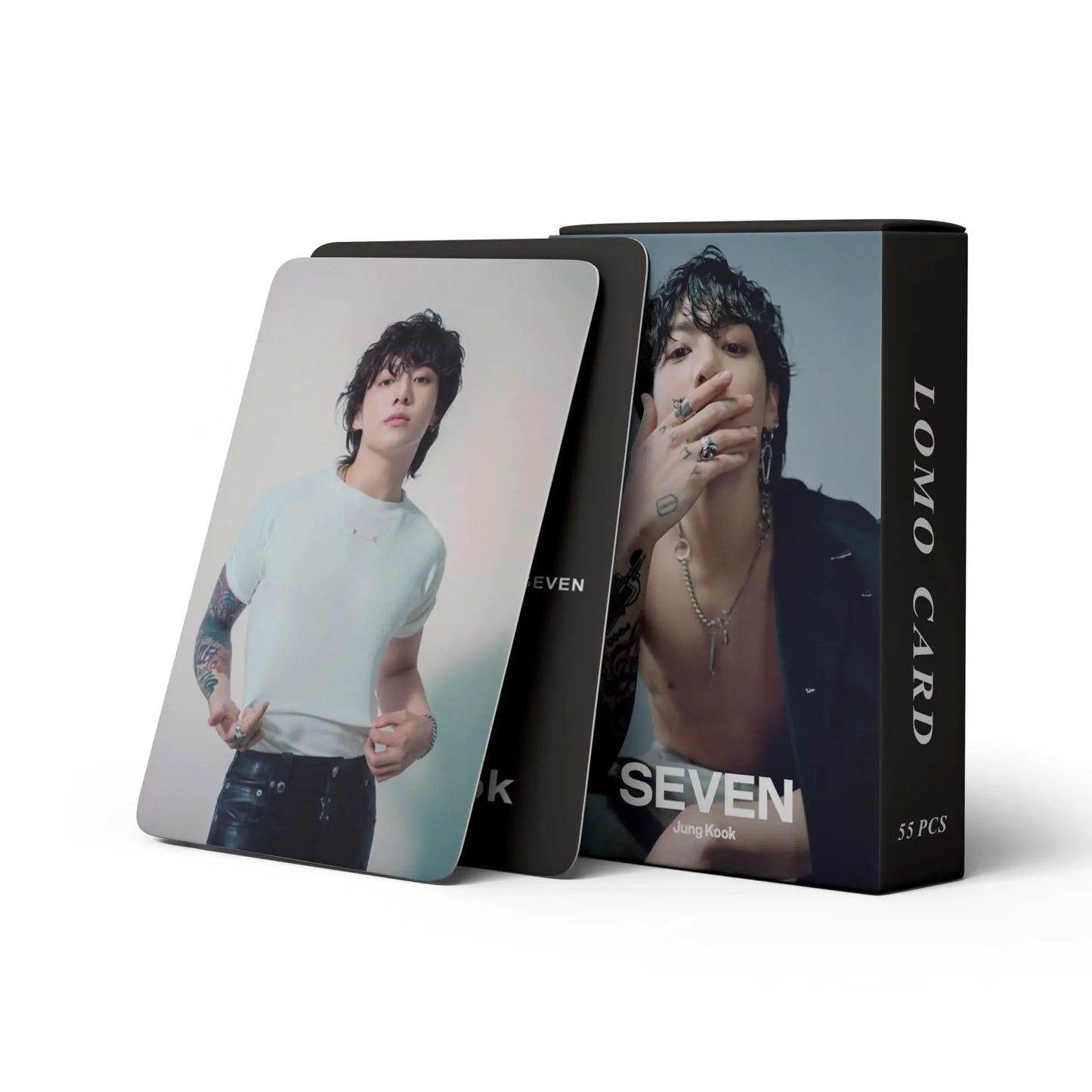 🎴: Jungkook SEVEN Album Lomo Card Collection - 55 Cards