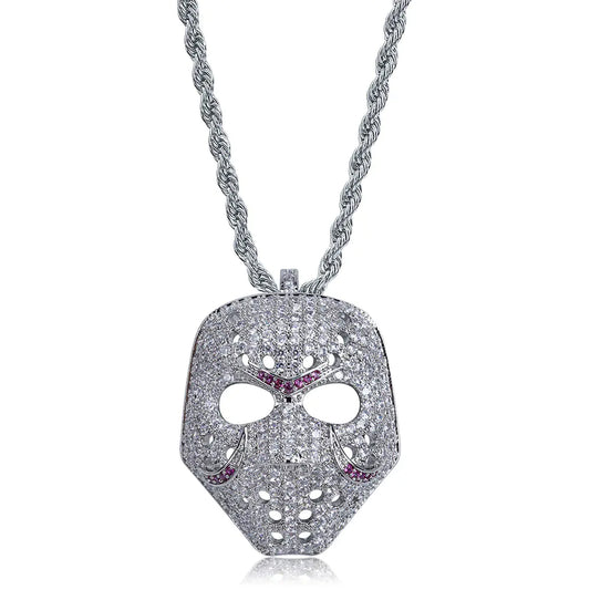 🎭: Mask Necklace, Hip-Hop Necklace, Masquerade Necklace
