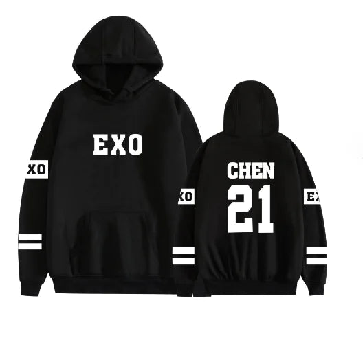 👗: EXO Hoodie with Luhan and Kris Design - Fall/Winter