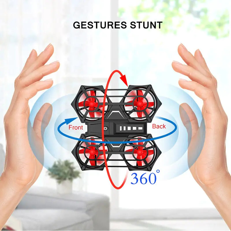 🚁: C51 Mini Drone with Gesture Control and Spins