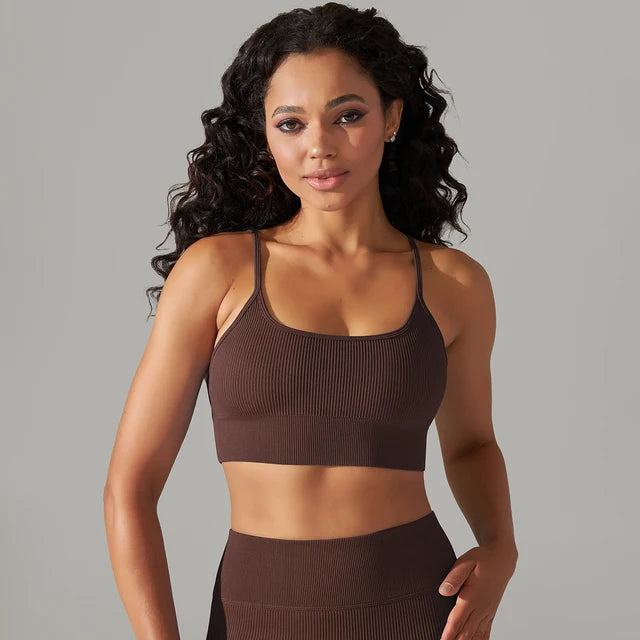🏃‍♀️: Shockproof Fitness Bra with Removable Chest Pad - Ultimate Athletic Support