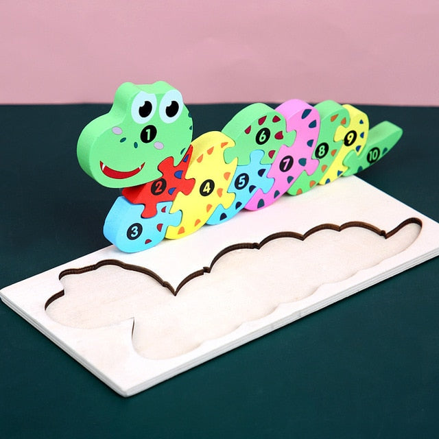 🐘: 3D Animal Cartoon Puzzle Toy | Early Education Fun