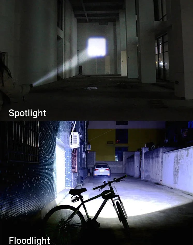 🔦 Super-Bright 90000LM LED Tactical Flashlight - 5 Modes Zoomable Torch