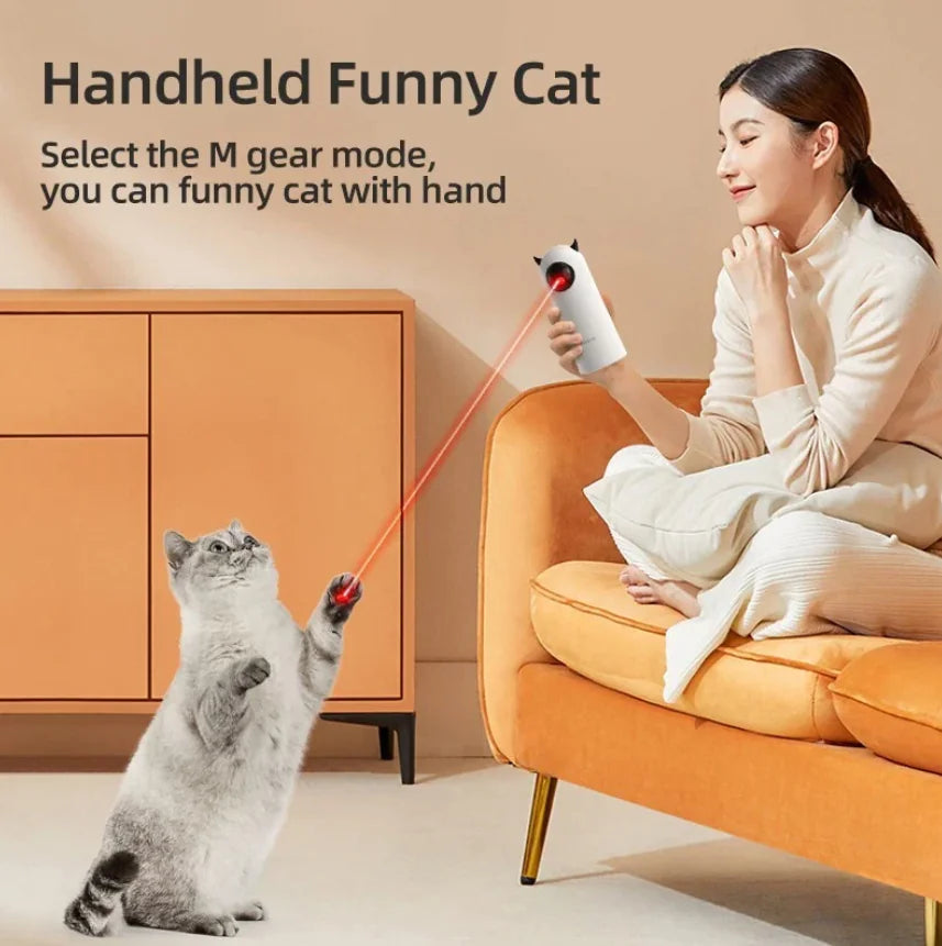 🐱: Automatic Infrared Cat Teaser Toy - Interactive Laser Pet Entertainment