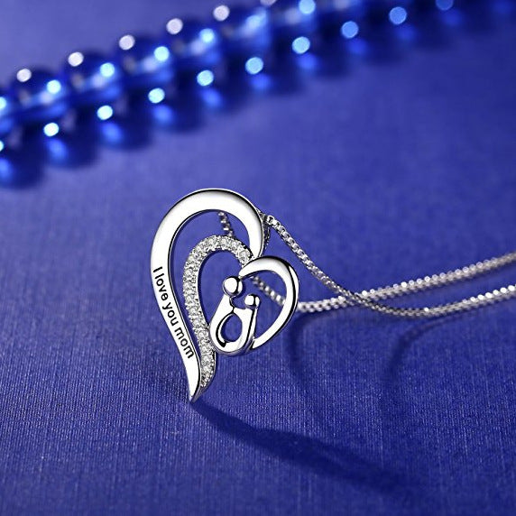 💝: S925 Silver Minimalist Heart Necklace - Mother's Day Gift