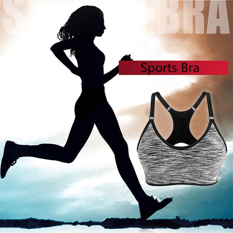 🧘: Shockproof Sports Bra for Yoga & Fitness — Double Strap | Sizes S-L | 5 Colors