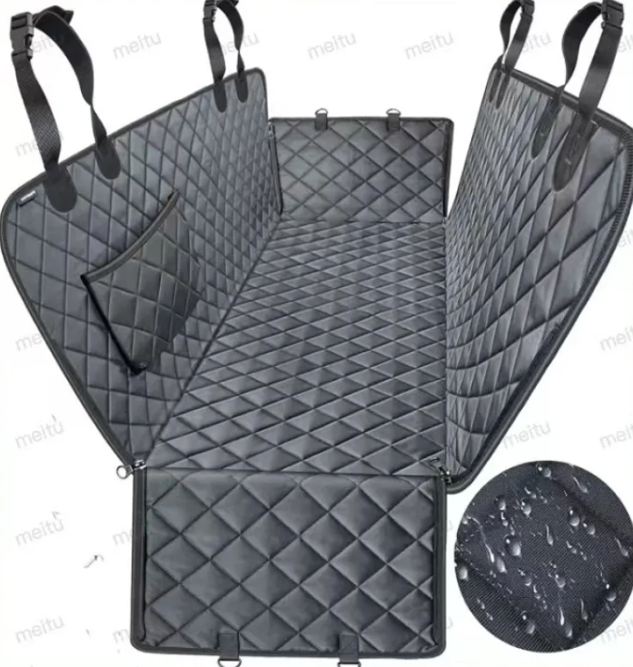 🐾: Pet Car Seat & Travel Blanket Mat — 137x147cm | Pocket Design | Dog Car Cover