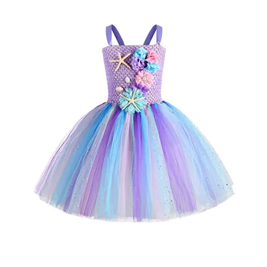 🧜‍♀️: Halloween Mermaid Dress for Girls - Ariel Style