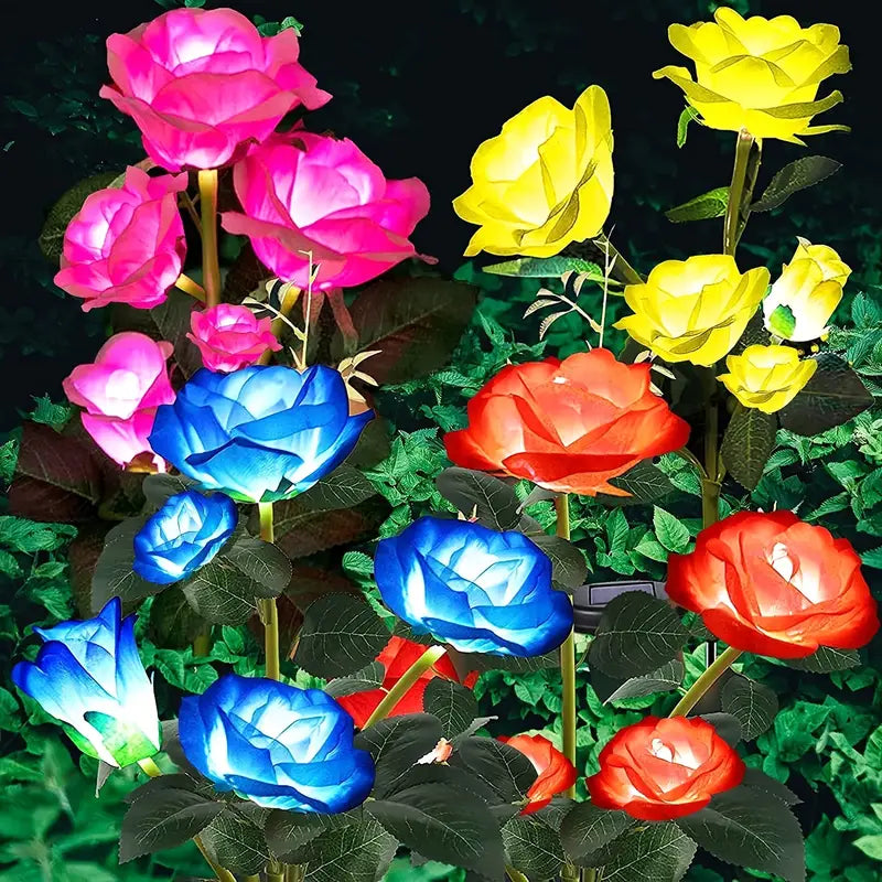🌹: Color-Changing Solar Garden Roses