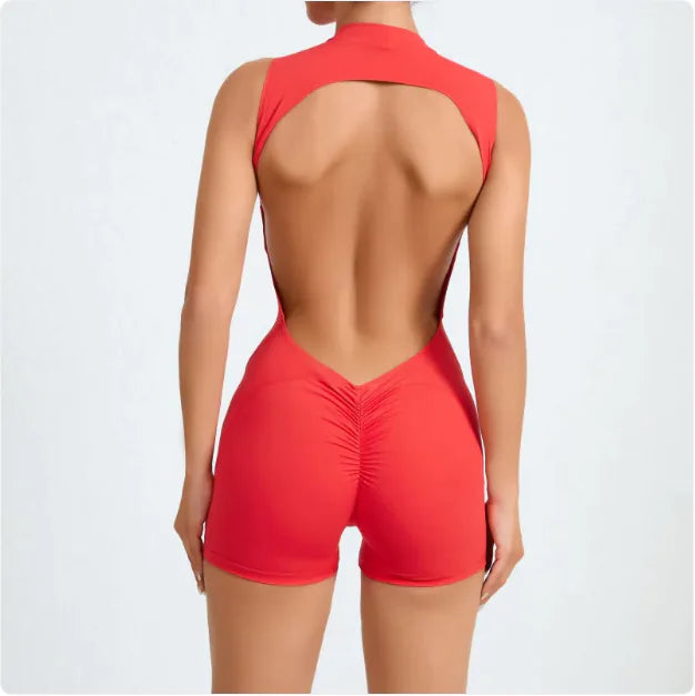 🧘: Backless Yoga Jumpsuit
