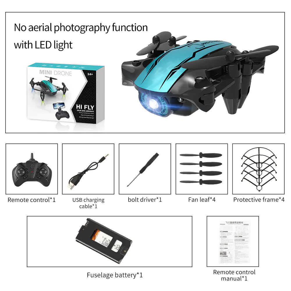 🚁: CS02 Mini Drone 4K HD Smart Remote Control Quadricopter