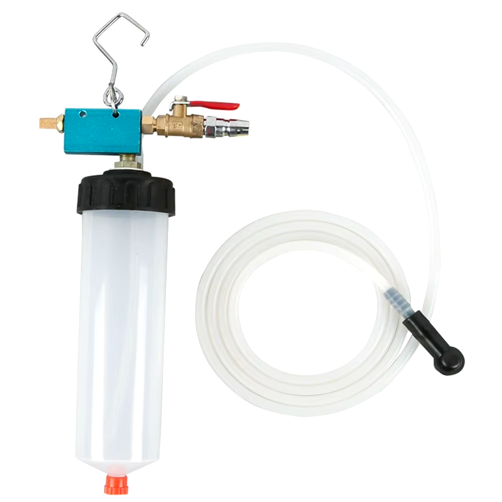 🔧: Vacuum Brake Bleeder & Fluid Extractor Kit — One-Person Pump Tool for Brake, Transmission, Power Steering & Coolant Fluid Changes
