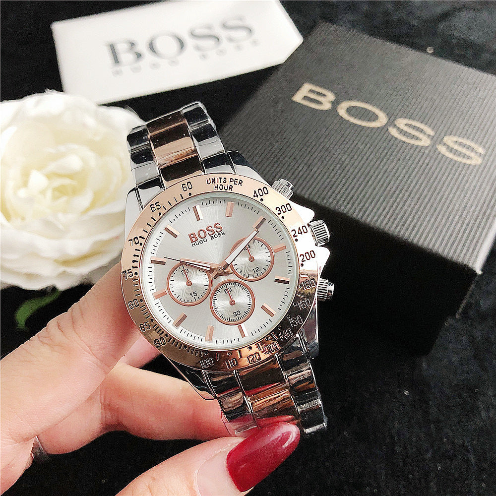 ⌚: Steel Alloy Fashion Quartz Watch