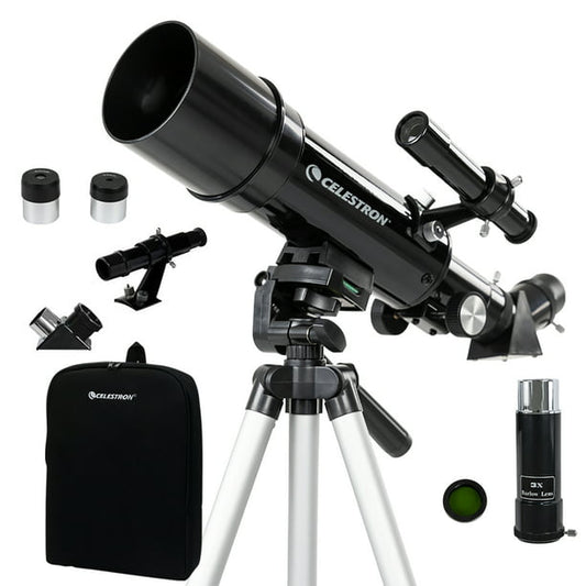 🔭: Celestron Travel Scope 60 Refractor Telescope — Portable Day & Night Telescope with Backpack & Accessories
