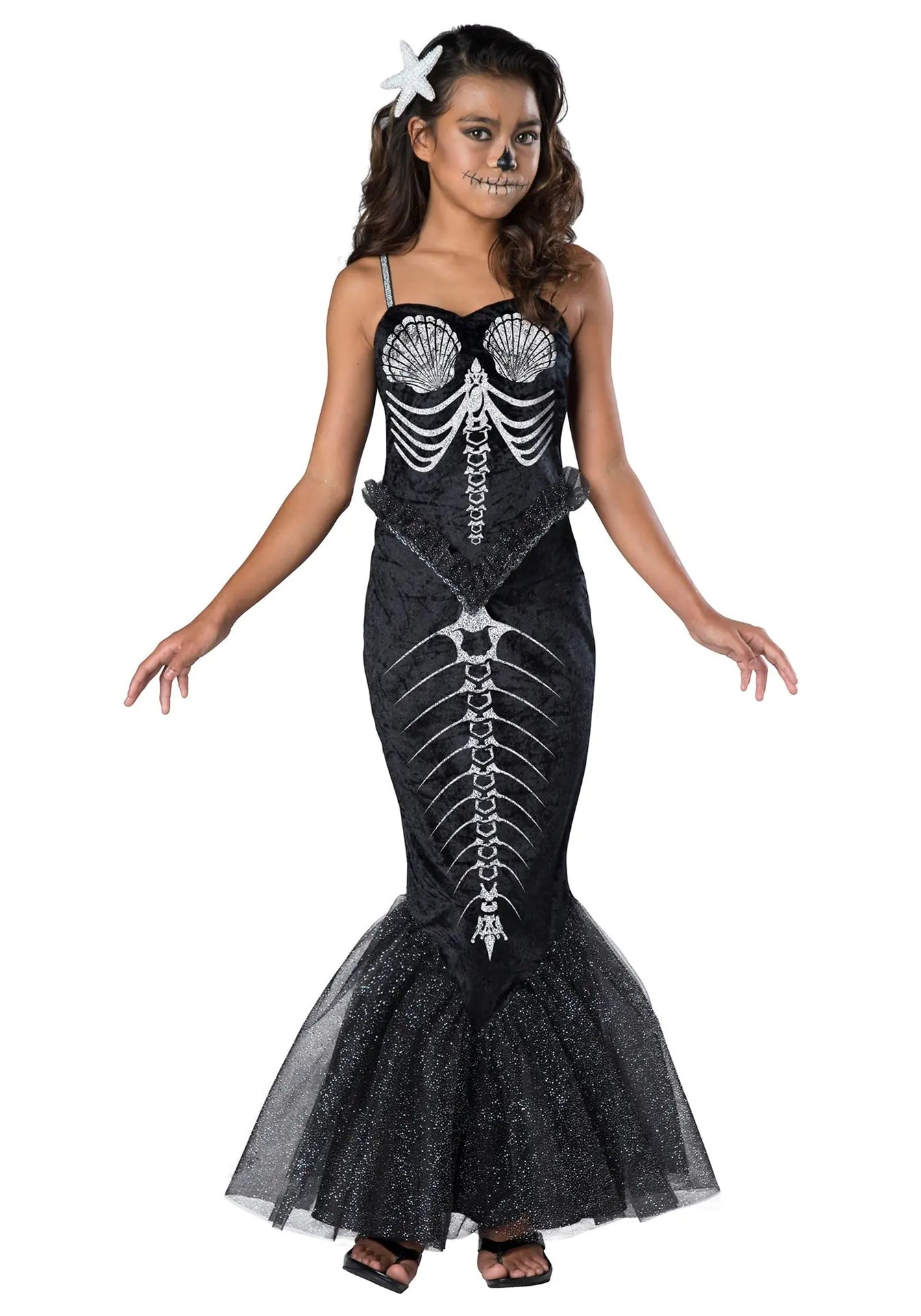 🧜‍♀️: Halloween Mermaid Dress for Girls - Ariel Style