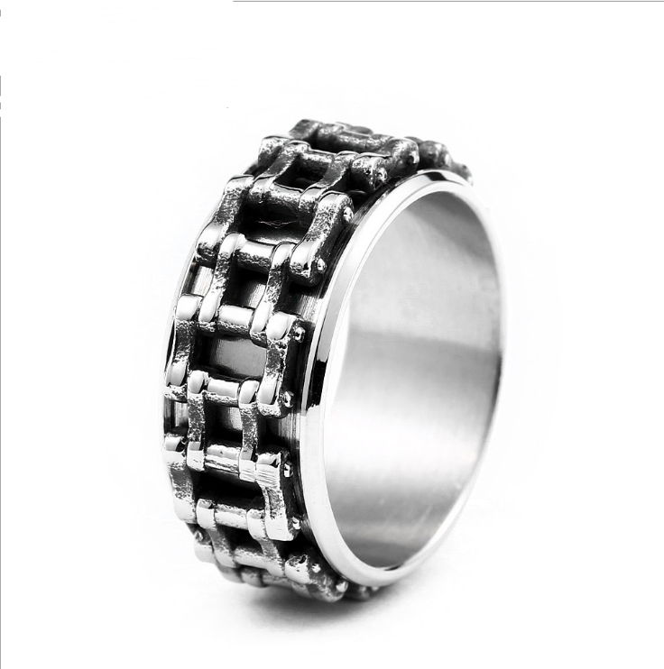 🏍️: Vintage Motorcycle Chain Ring
