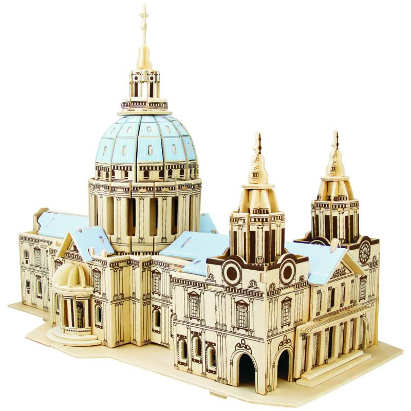 DIY 3D Wooden Puzzle of St. Paul's Cathedral