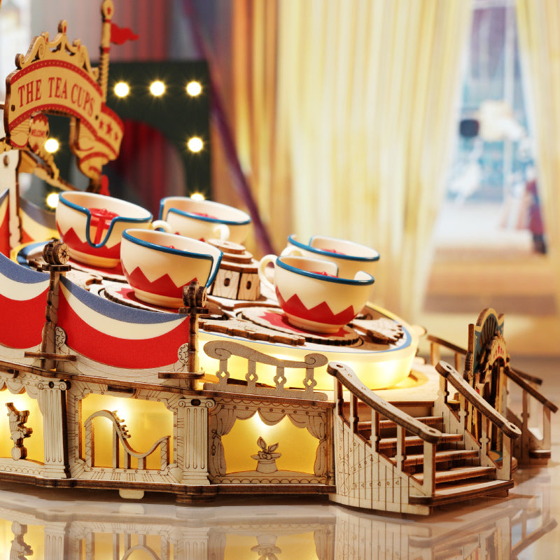 🎵: Whirl Fairytale Rotating Music Box 3D Wooden Puzzle