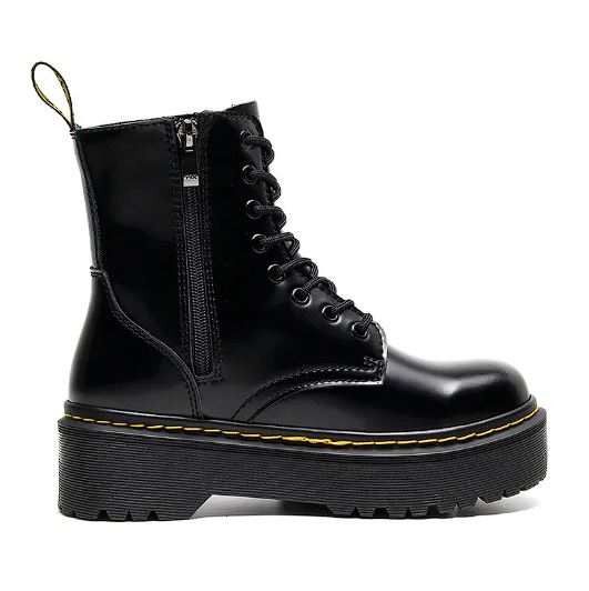 🥾: Lace-Up Motorcycle Boots