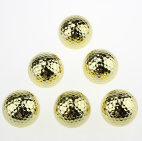 Gold Plated Golf Balls - Set of Golf Balls