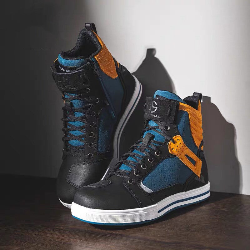 🥾: Breathable Snail Motorcycle Riding Boots