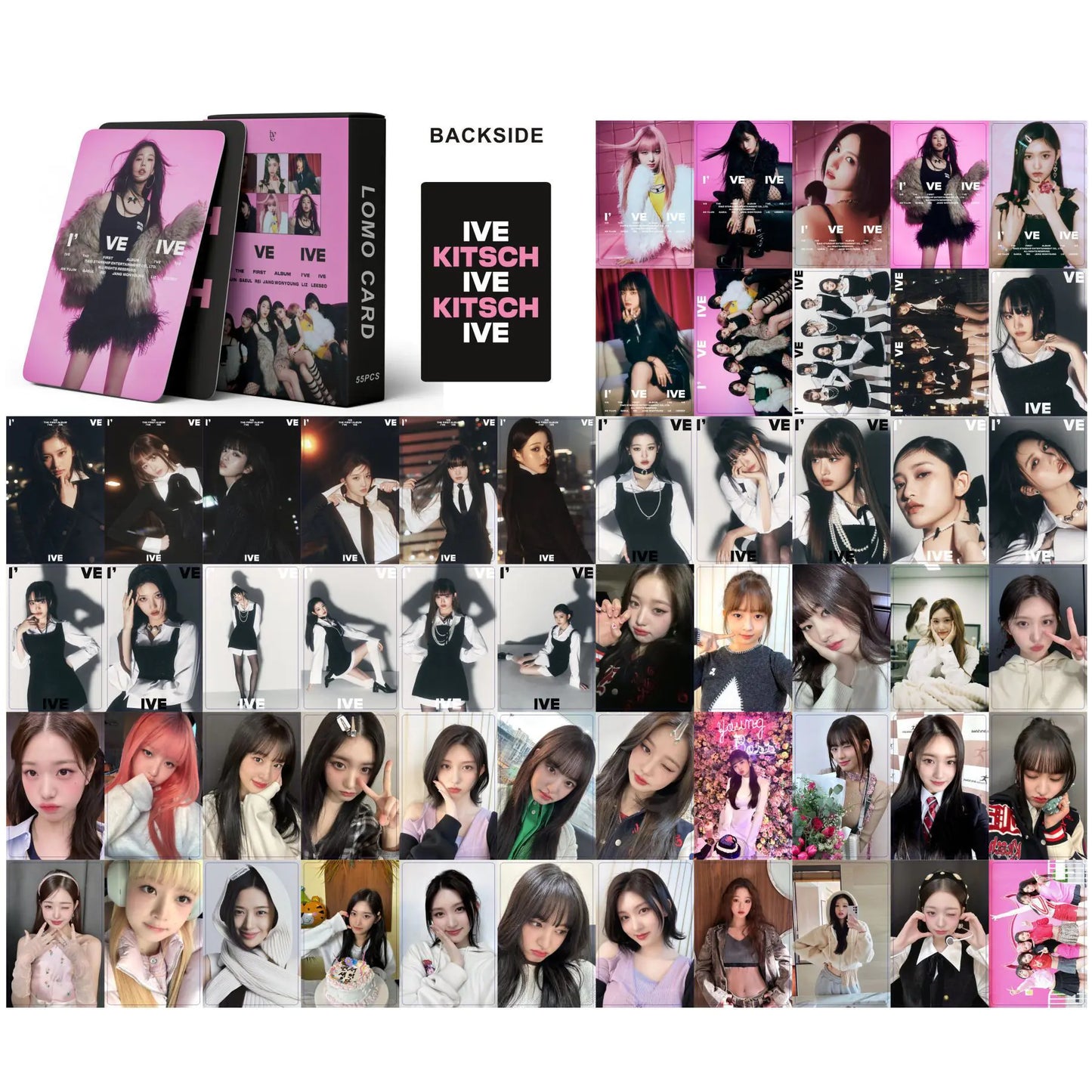 🎴: K-Pop Girl Group Lomo Cards Set - ITZY, IVE, TWICE & More