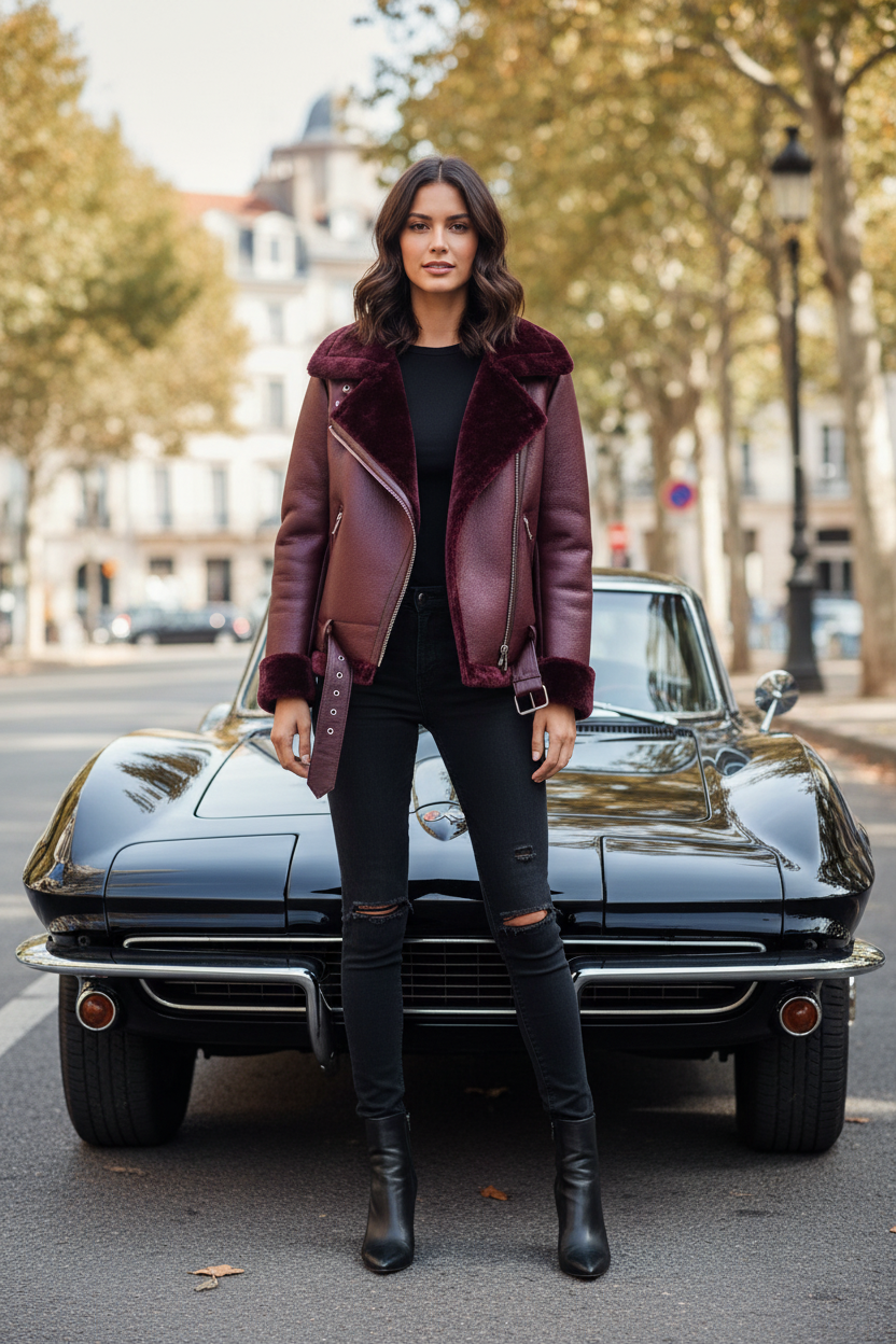 🧥: Motorcycle Leather Jacket
