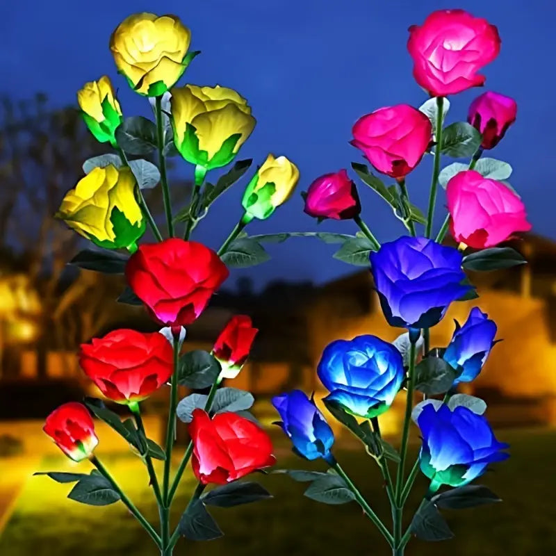 🌹: Color-Changing Solar Garden Roses