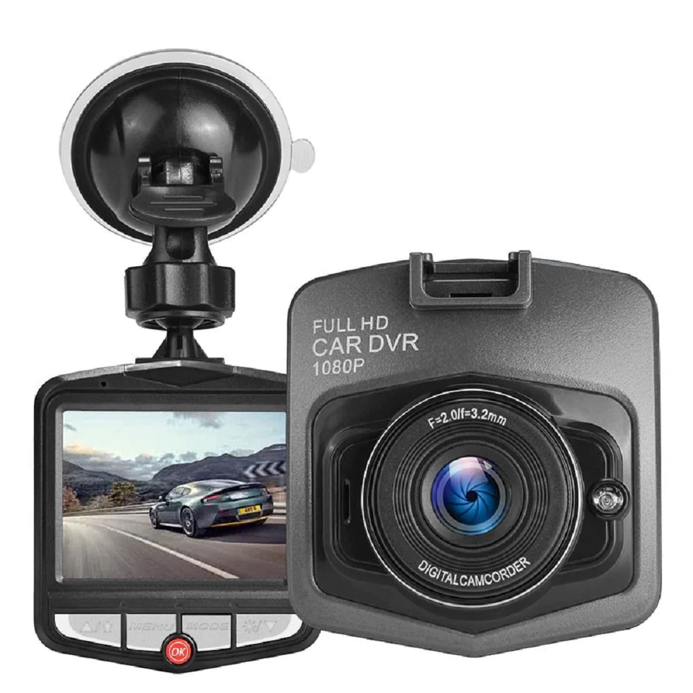 📹: 2.4" Full HD 1080P Dash Cam - Car DVR Front/Rear Camera with Night Vision