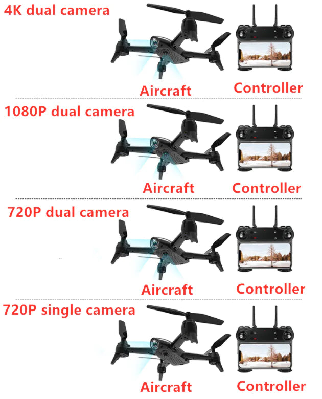 🚁: 4K Dual Camera Drone with Long Battery Life