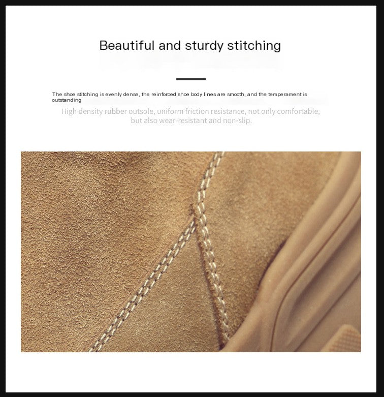 🥾: Men's Flying Knit Martin Boots – Lightweight Casual Ankle Boots