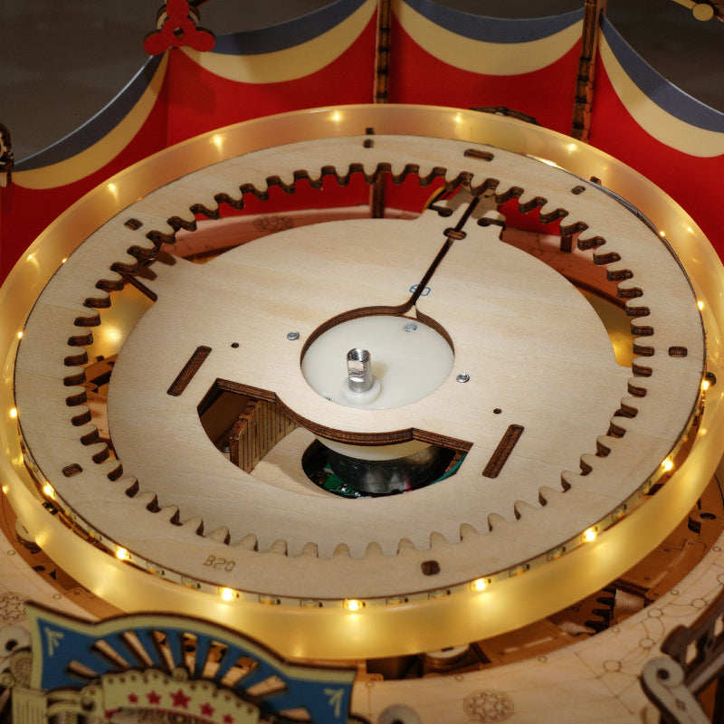 🎵: Whirl Fairytale Rotating Music Box 3D Wooden Puzzle