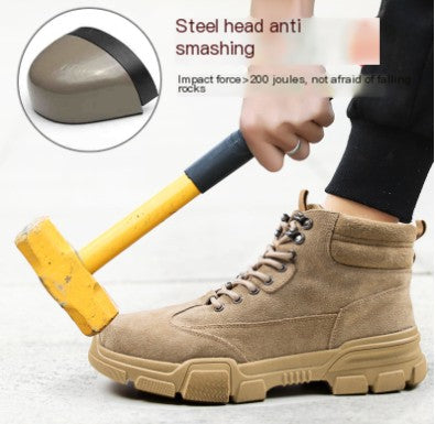 🥾: Men's Flying Knit Martin Boots – Lightweight Casual Ankle Boots