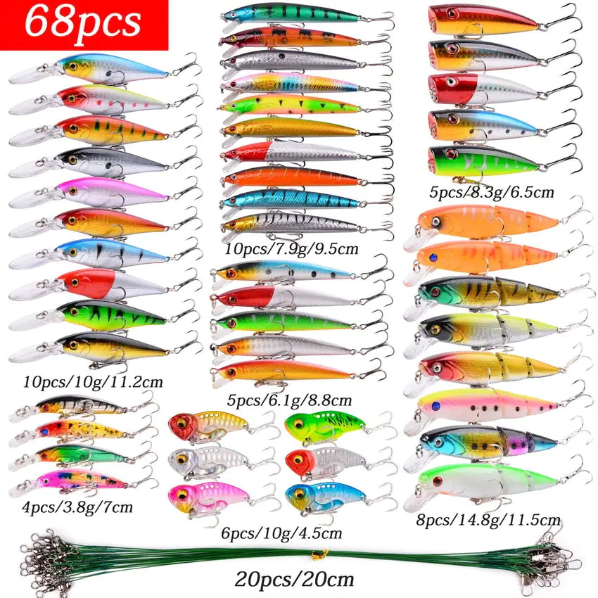 🎣: Aorace Mini Minnow Crankbait Fishing Lure Set - Realistic Baitfish Lures