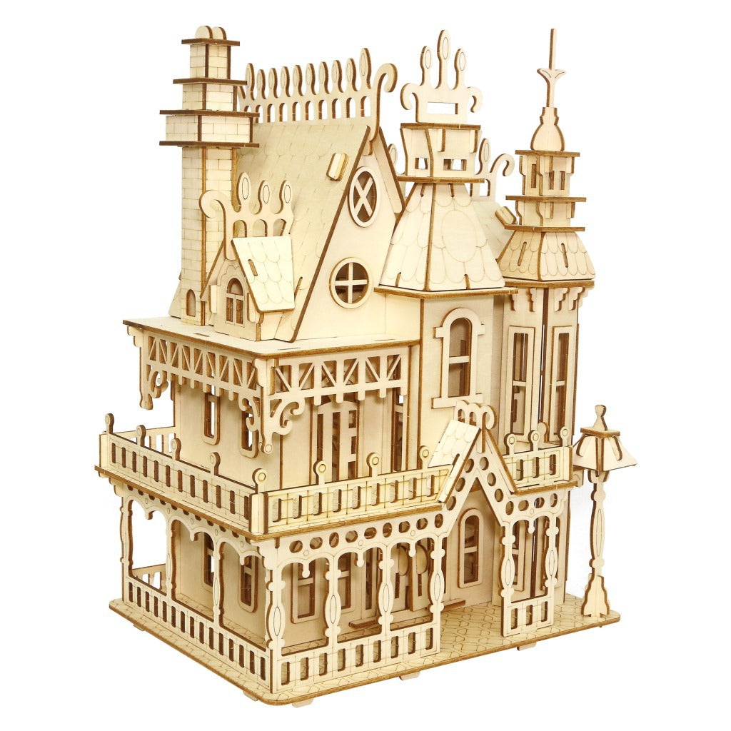 🏡: Dream Villa 3D Wooden Puzzle | Architecture Model Kit