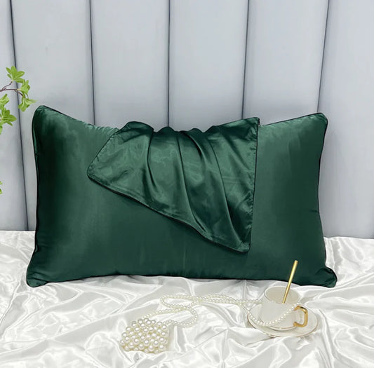 ❄️: Cooling Ice Silk Double-Sided Pillowcase - Temperature Regulating
