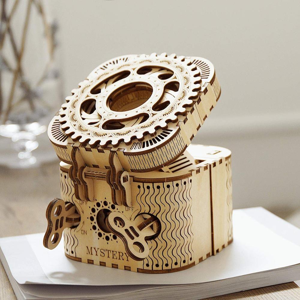 🔐: DIY 3D Wooden Puzzle Password Treasure Box