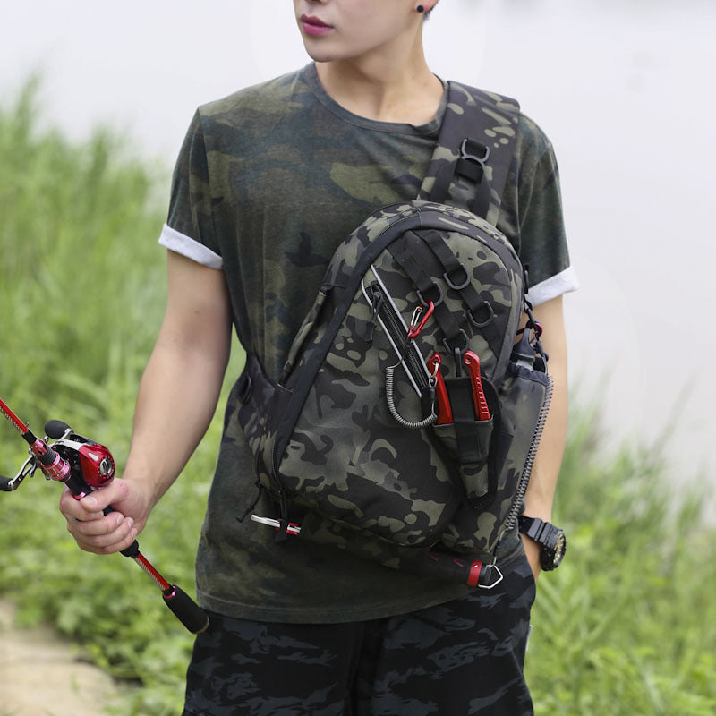 🎣: Men's Camouflage Tactical Fishing Backpack — Multi-Functional Outdoor Gear Bag