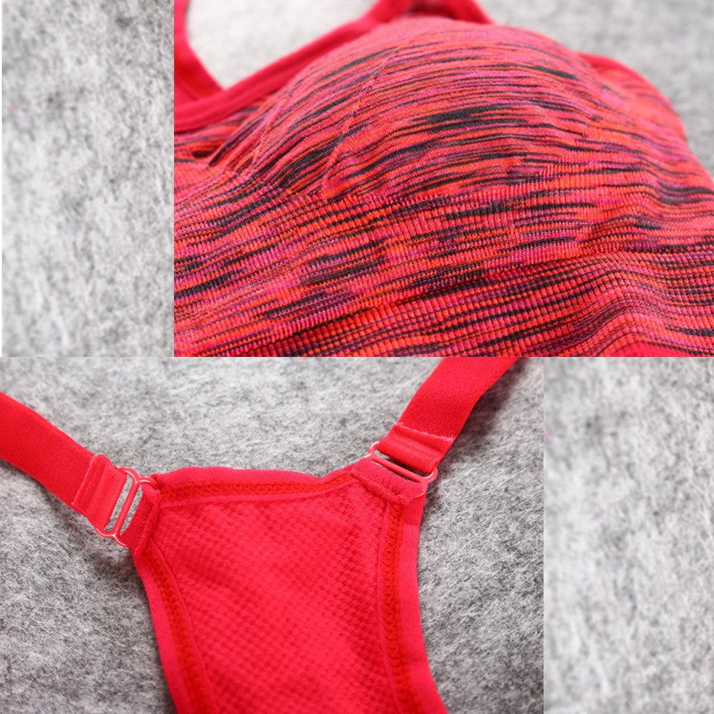 🧘: Shockproof Sports Bra for Yoga & Fitness — Double Strap | Sizes S-L | 5 Colors